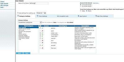 Web Filter with App Control
