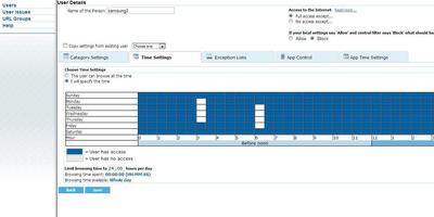 Web Filter with App Control