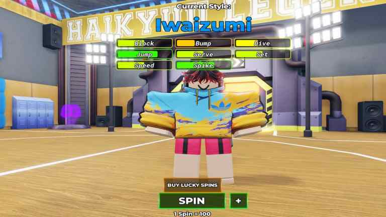 Liste des niveaux de style Haikyuu Legends