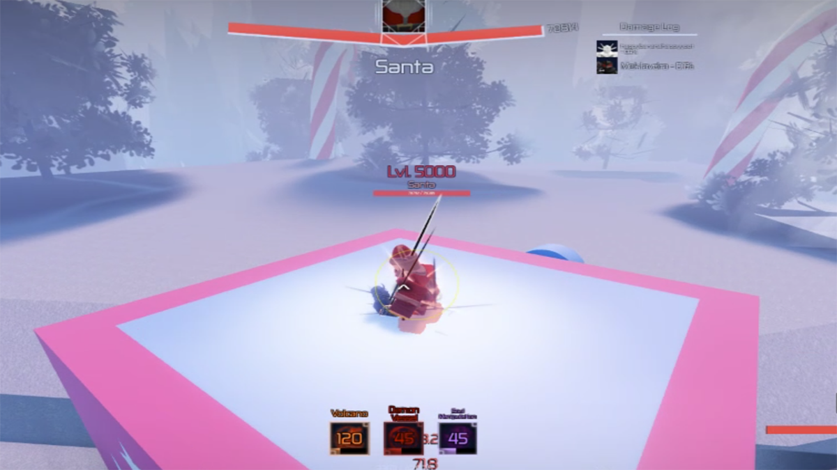 دليل Santa و Candy Canes في Jujutsu Infinite [تحديث الشتاء]