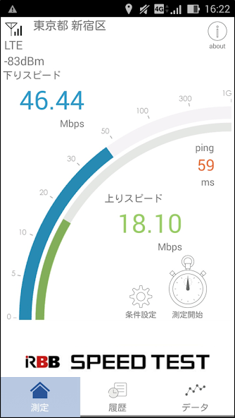 RBB SPEED TEST