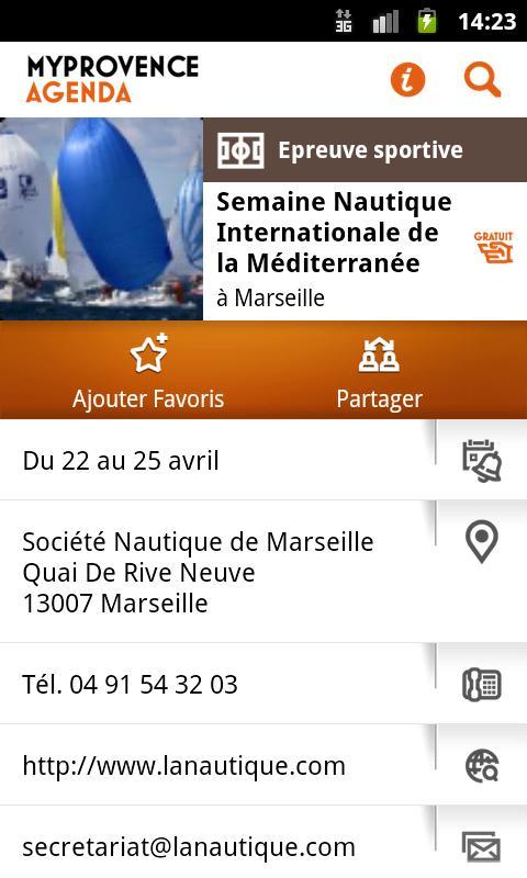 MyProvence Agenda