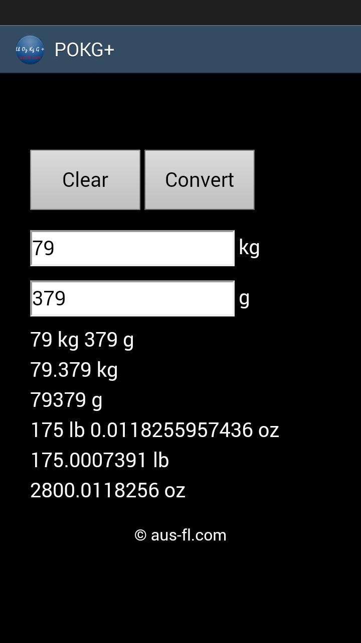 Pound Ounce Kilogram Gram Plus