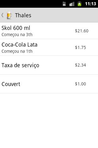 Pub's Bill