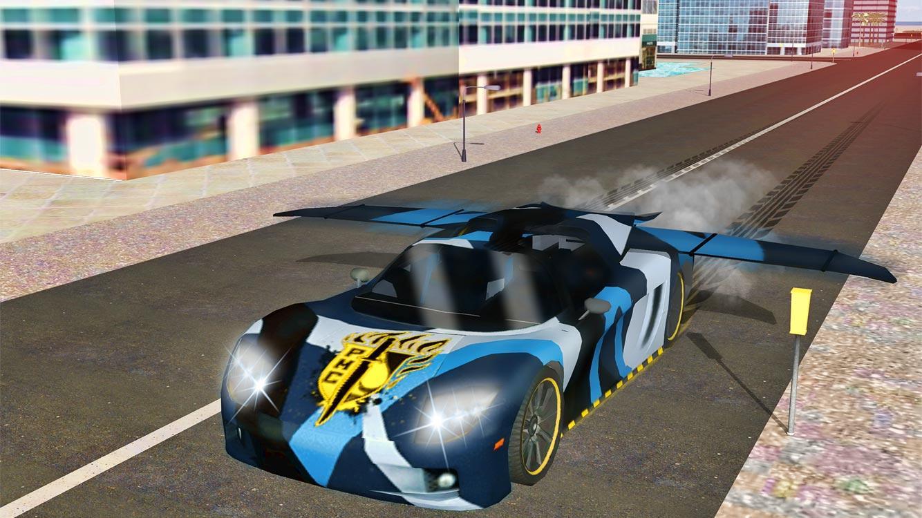 Extreme Car Racing:Flying game