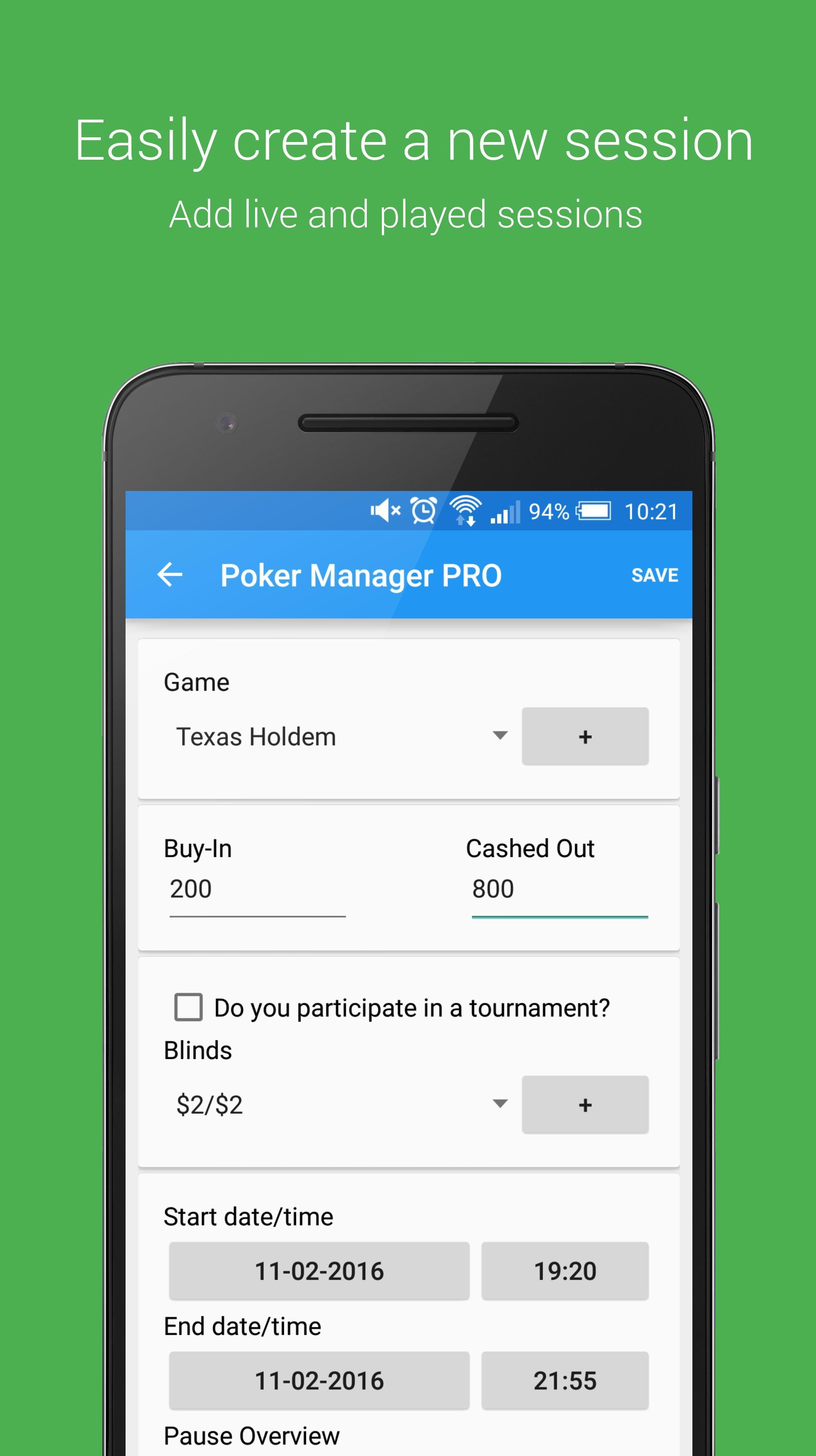 Poker Manager
