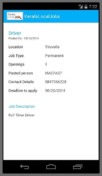 Kerala Local Jobs