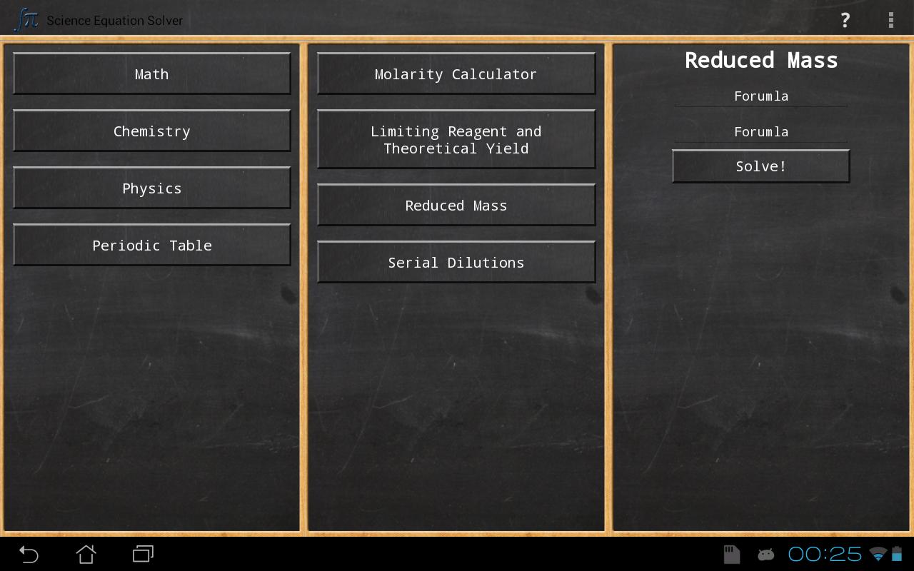 Science Equation Solver