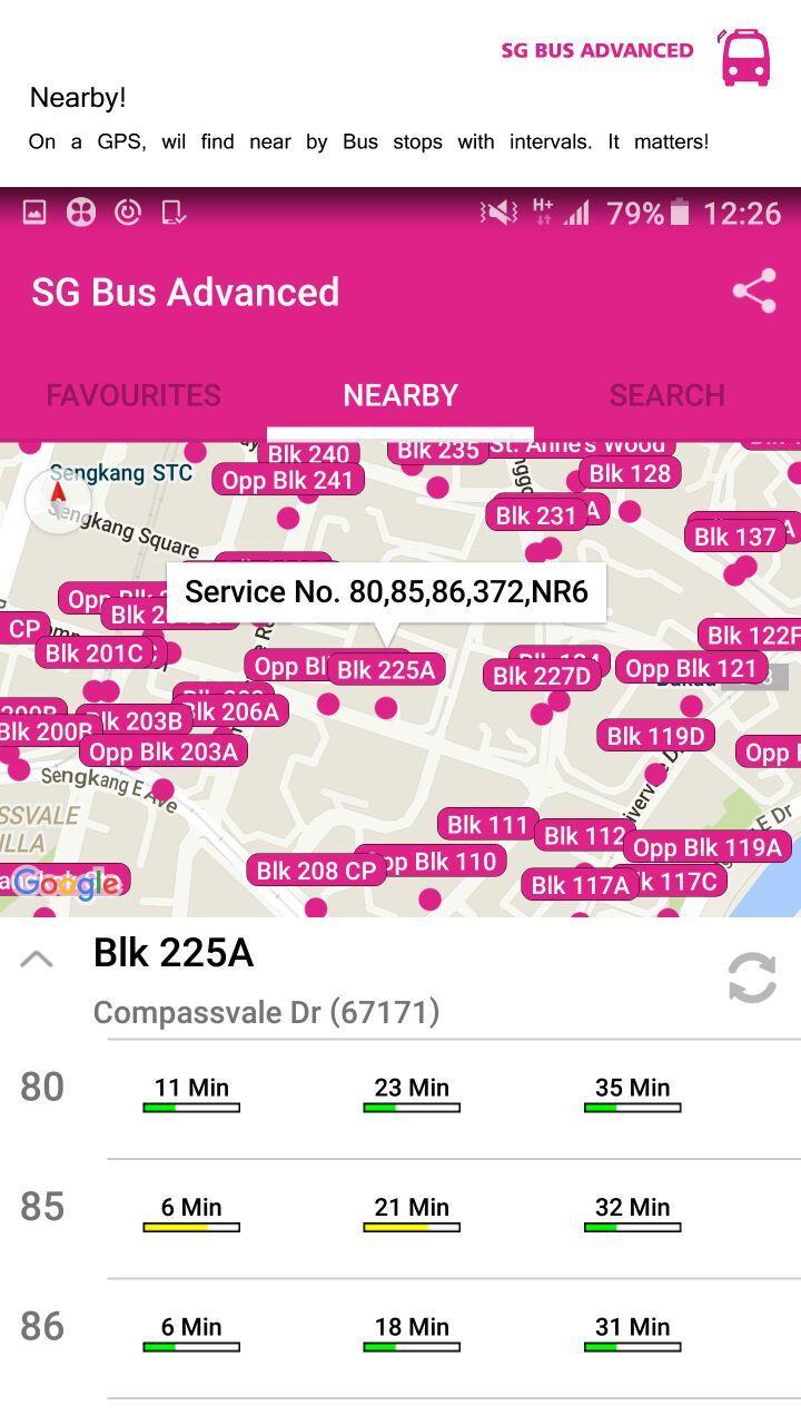 SG Bus Advanced - Convenience