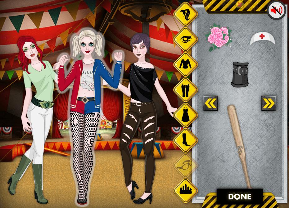 Punk Girl's Dress Up Harley