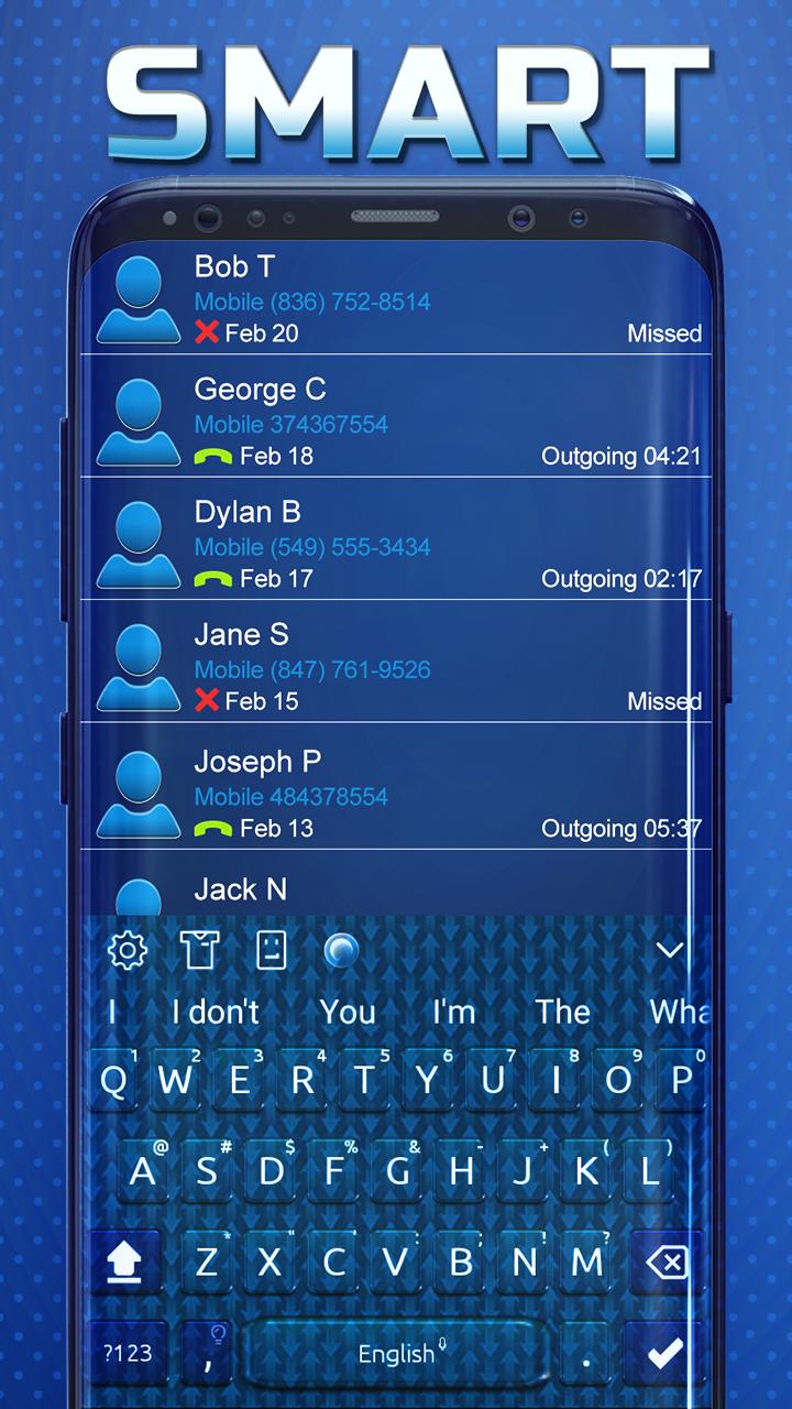 Smart Blue Keyboard