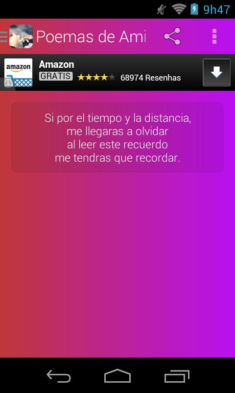 Poemas de Amistad