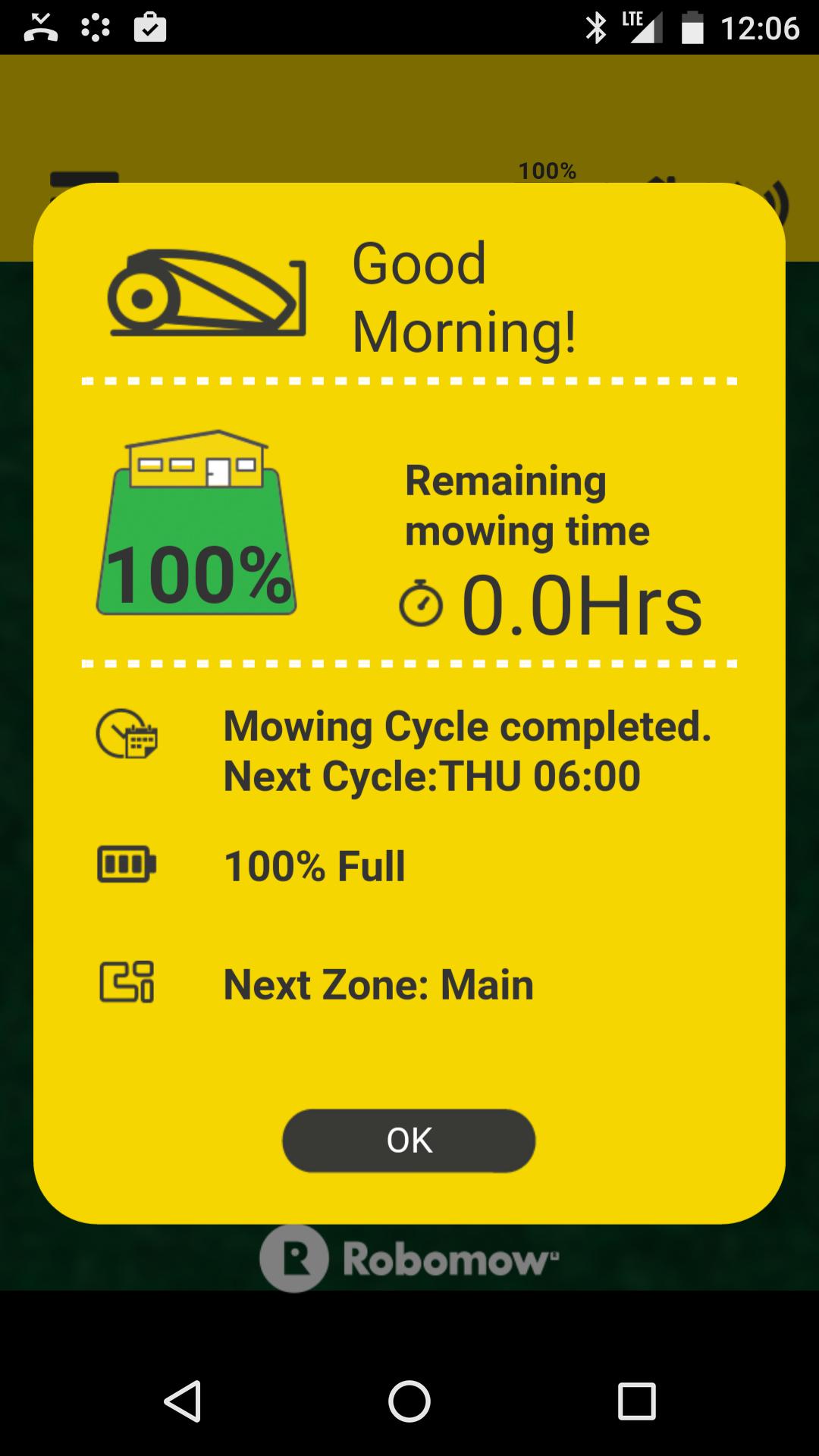 Robomow App