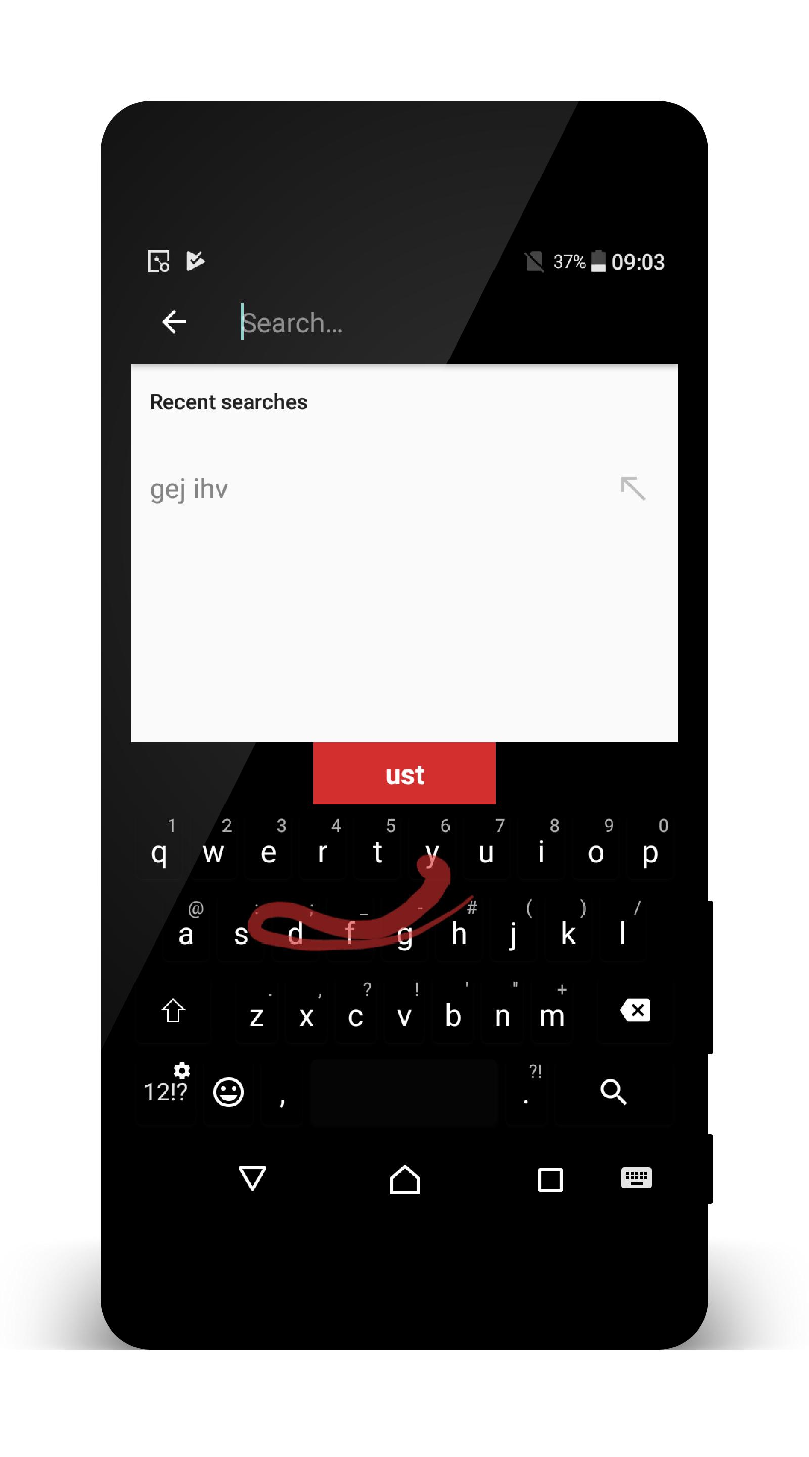 Black - Red Theme for Xperia