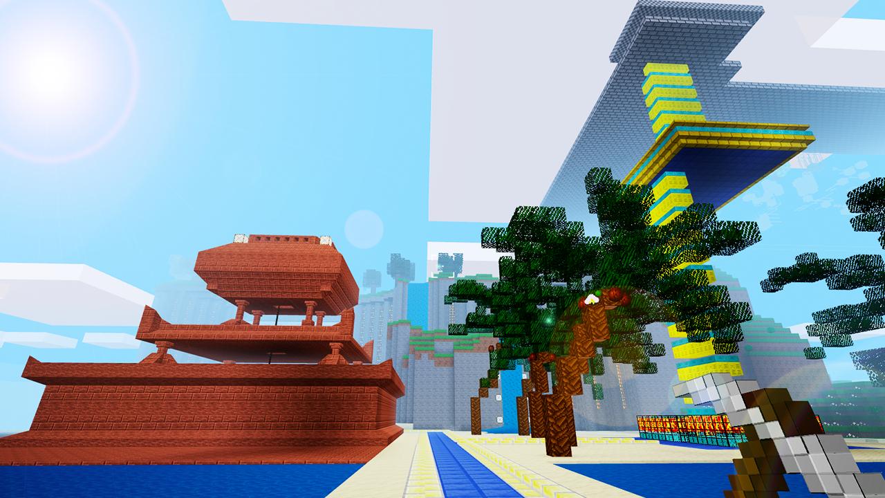 Craft 3d Block PvP Arena Building Simulator Game