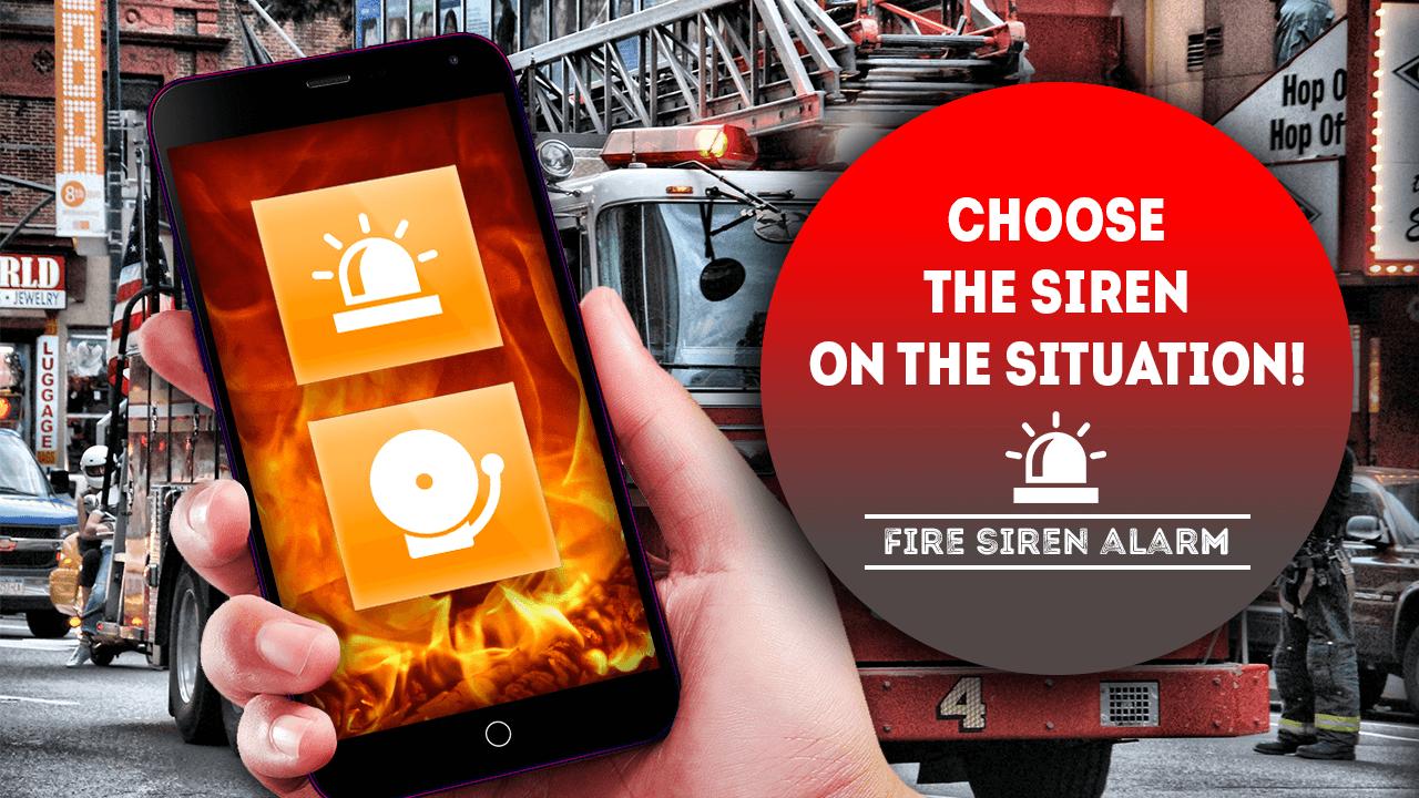 Fire siren alarm