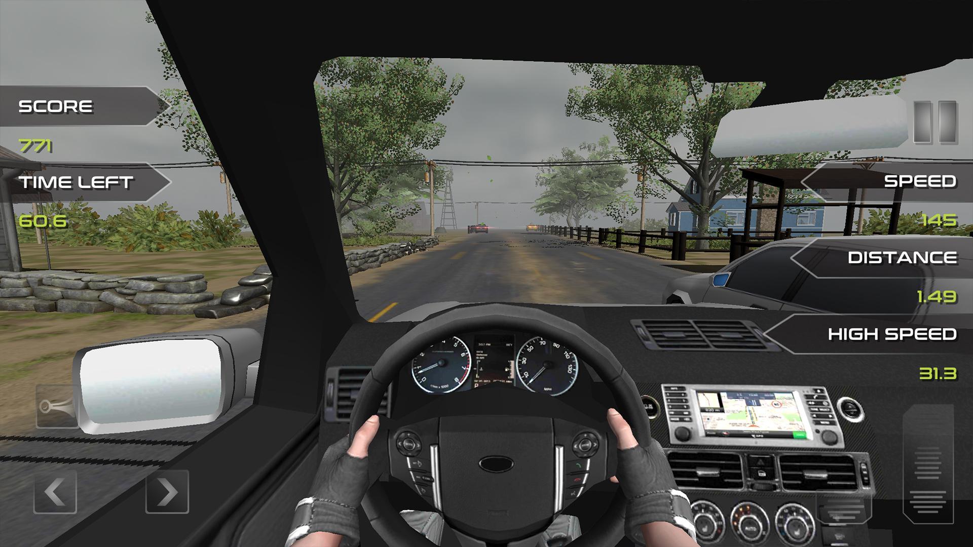 SUV Traffic Driving