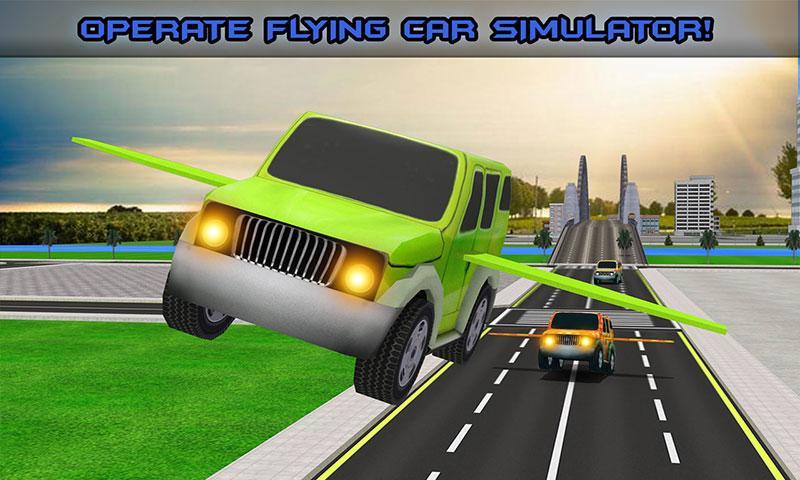 Futuristic Kids Flying Cars