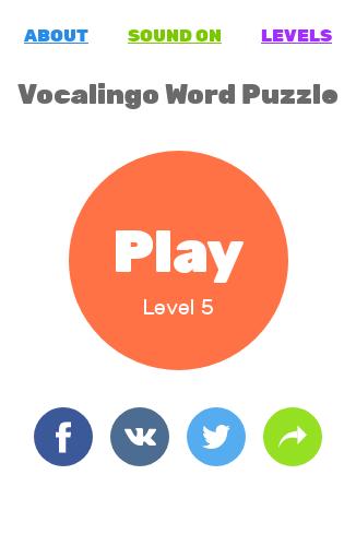 Vocalingo Word Puzzle Game