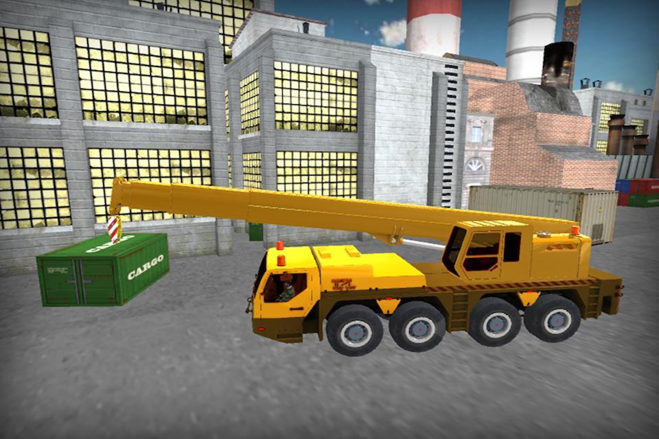 Construction Site Crane Sim 3D