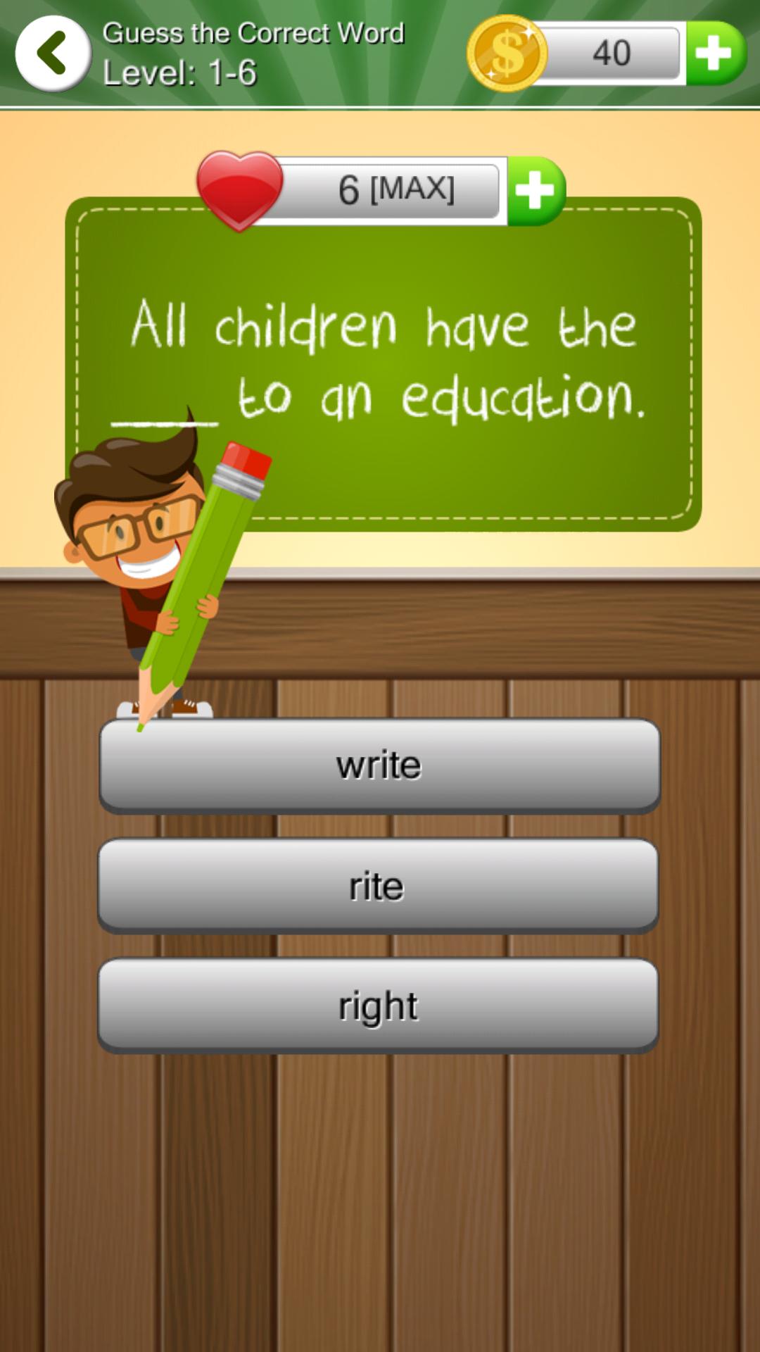 Guess the Correct Word