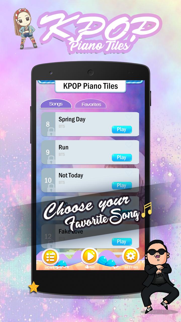BTS ARMY Piano Magic : Tiles Game 2018