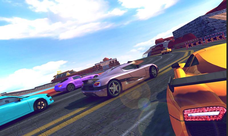 Cruises Track City Car Driving