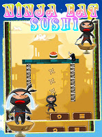 Ninja eat sushi