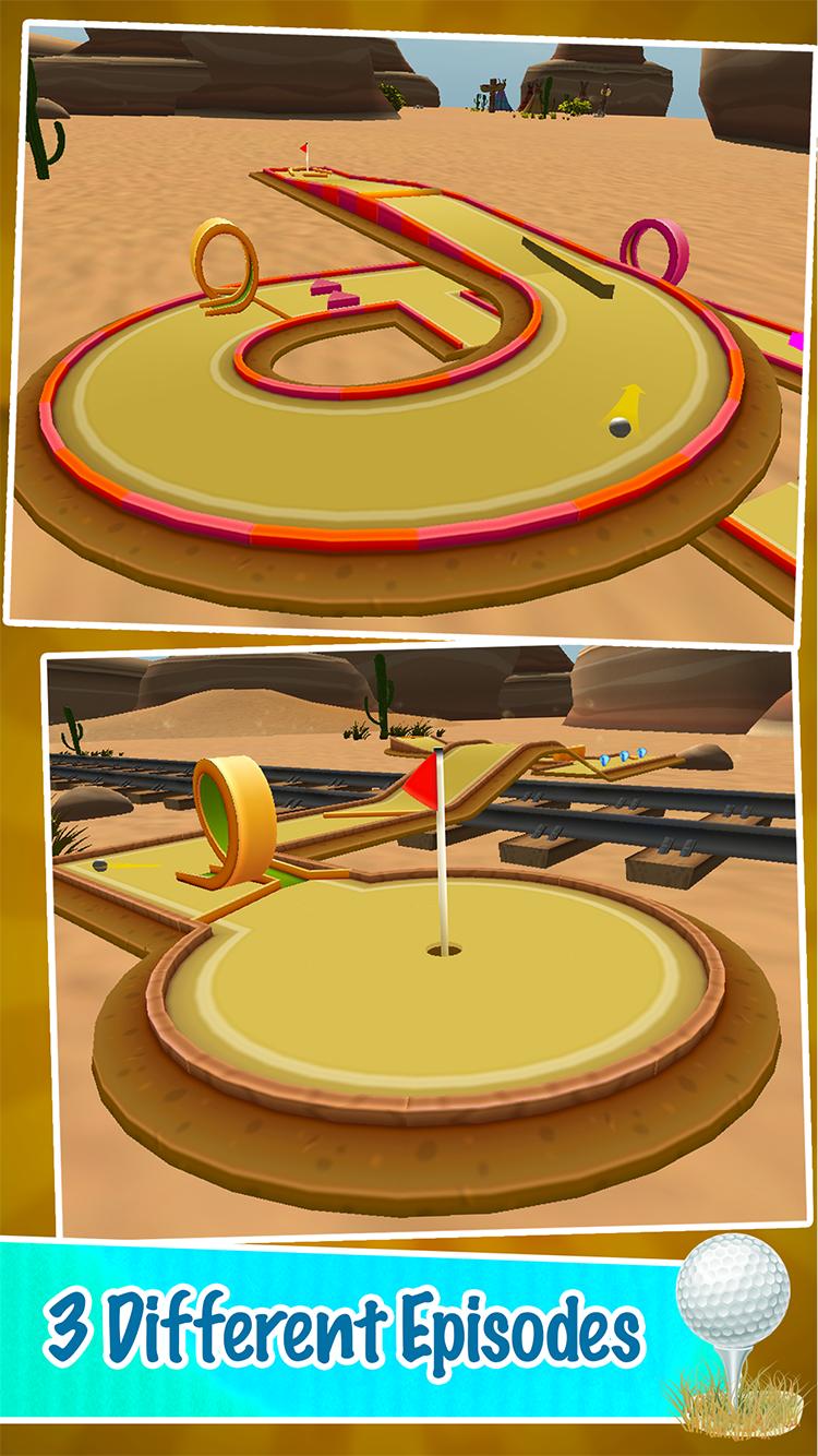 Mini Golf Retro - Sand town