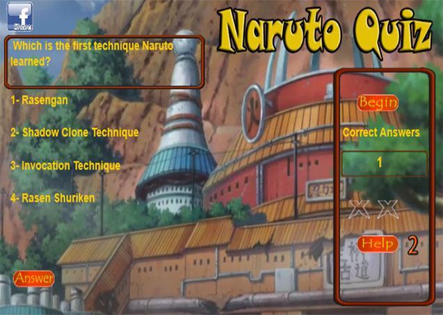 Quiz for Naruto