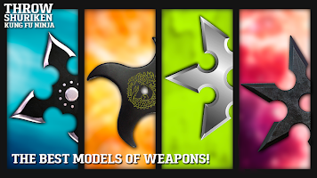 Throw shuriken Kung Fu ninja