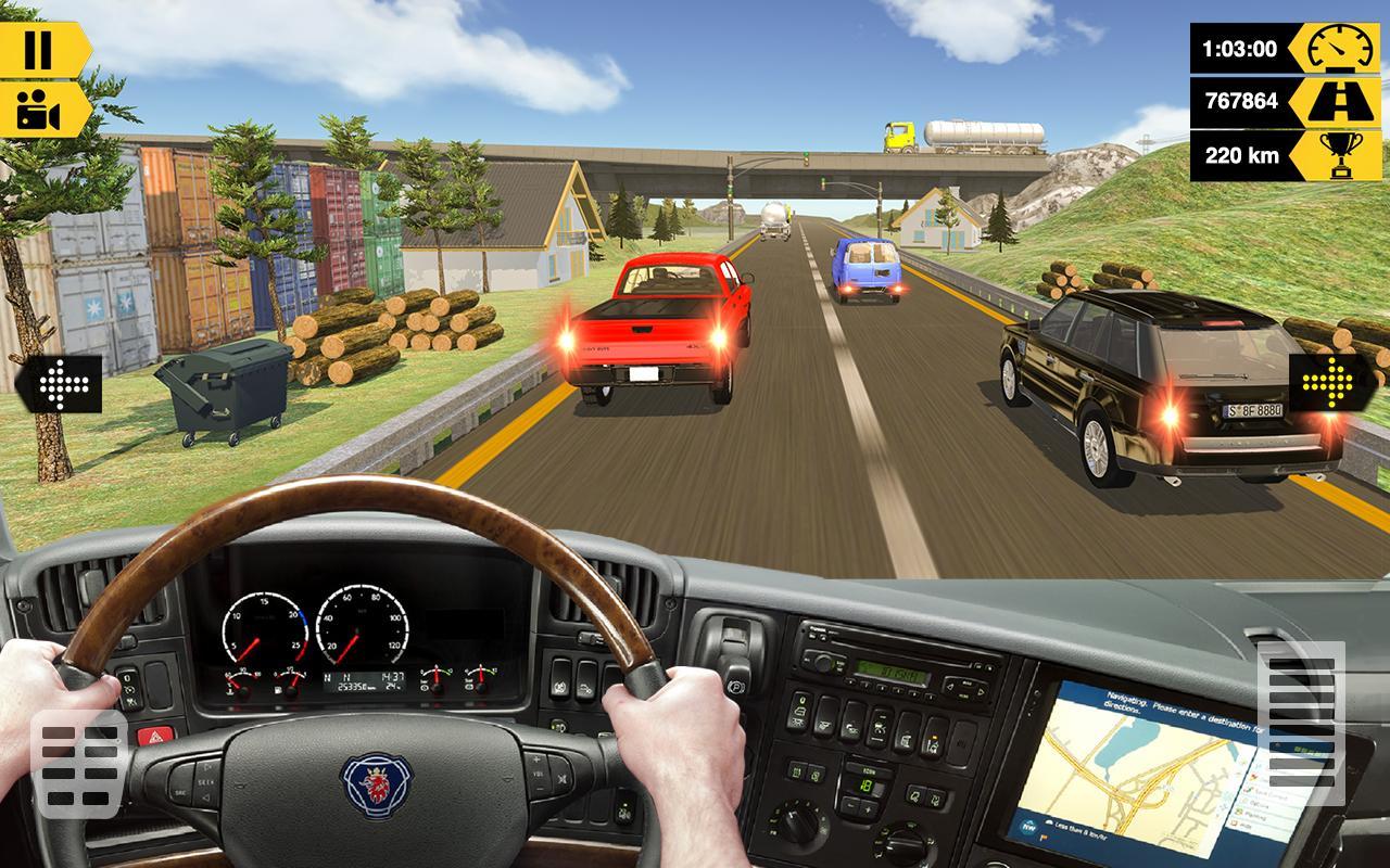 Highway Traffic Truck Racer Games