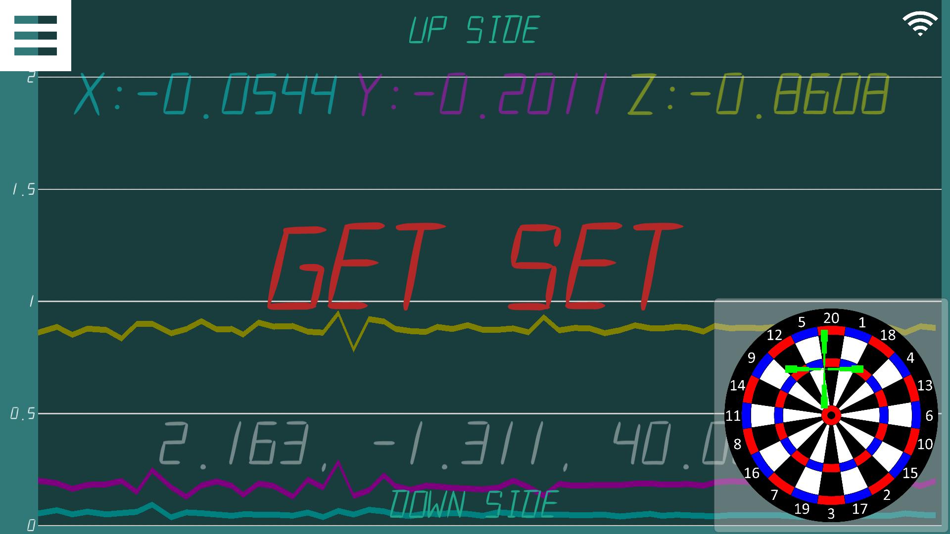 Virtual Darts - Real 3D darts using accelerometer