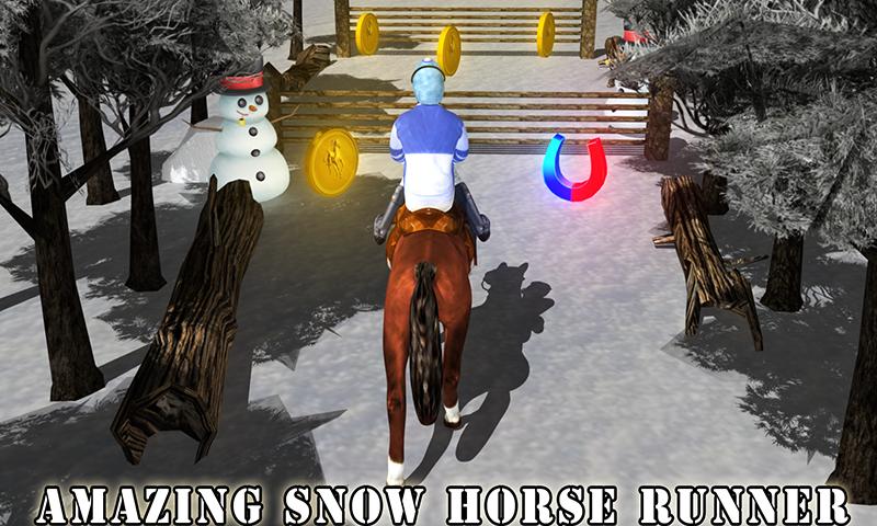 Snow Horse Run Simulator 3D