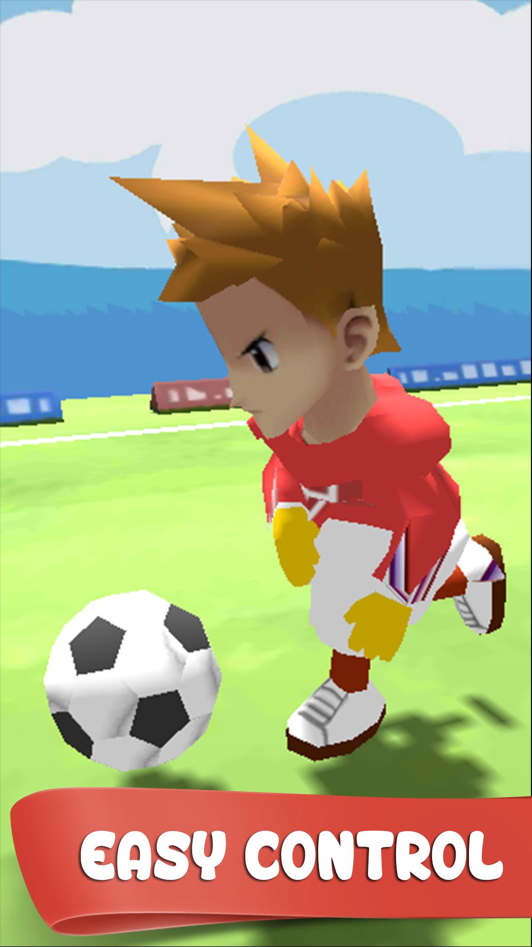 Soccer Running Flick Football