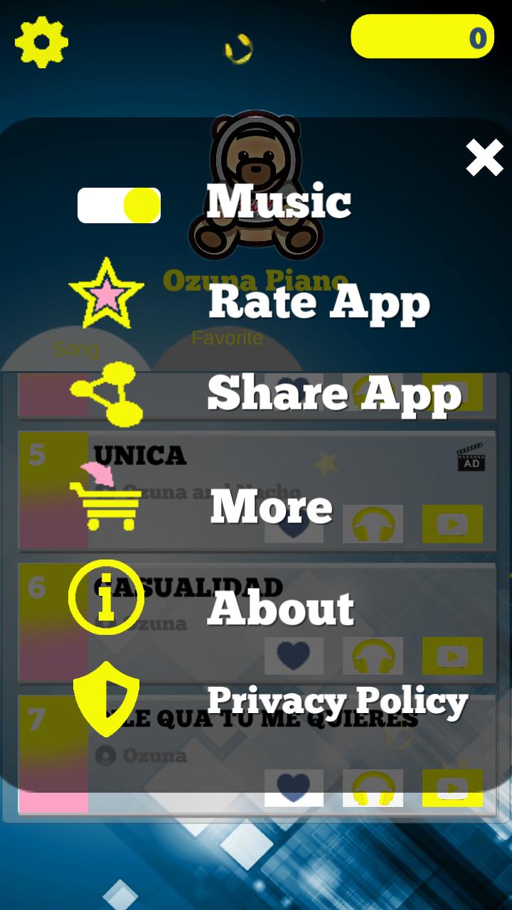 Ozuna Piano Tiles Game