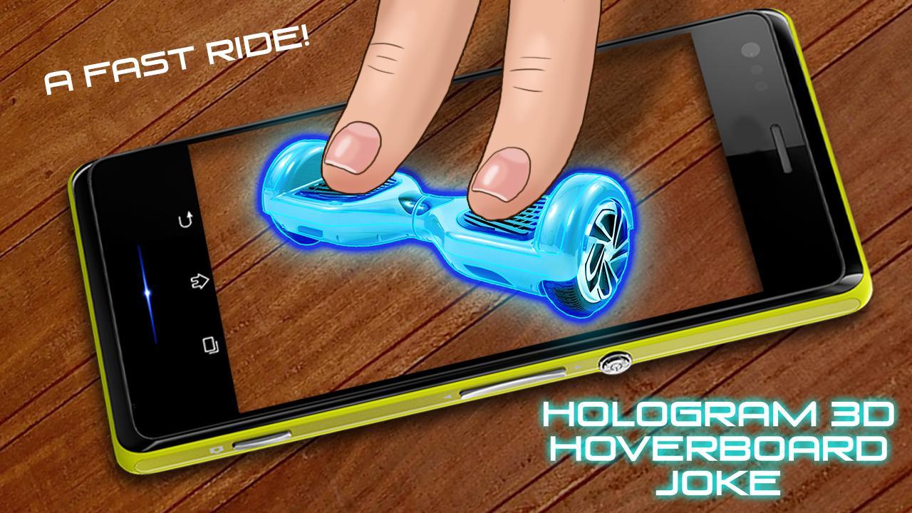 Hologram 3D Hoverboard Joke