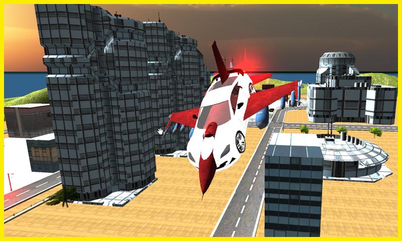 Flying Car Free Futuristic F16