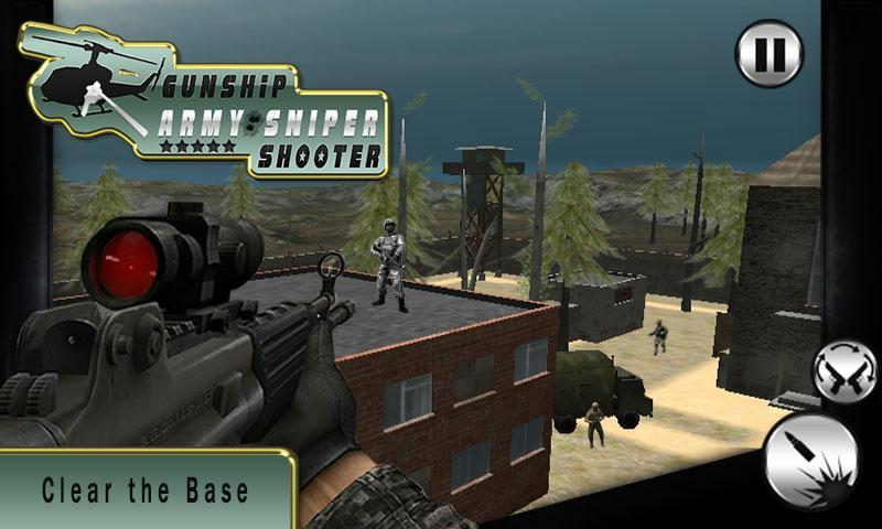 Gunship Army Sniper Shooter
