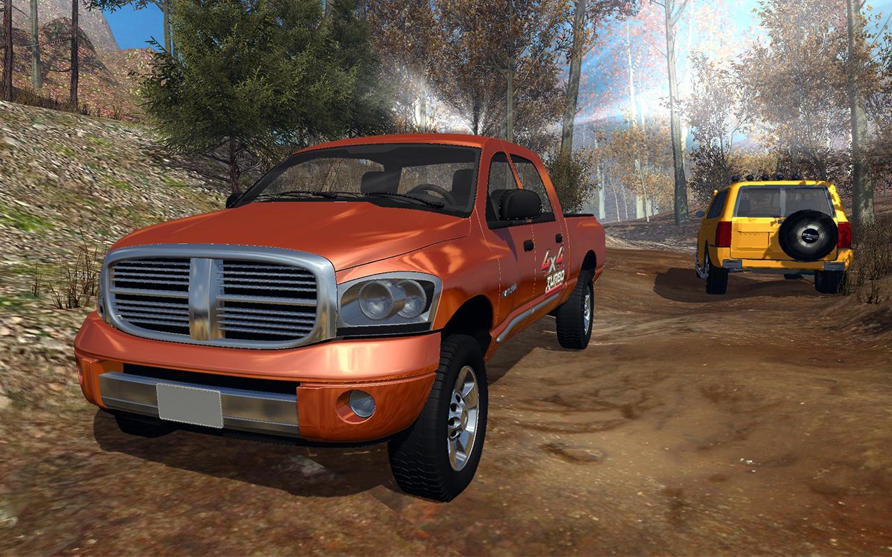 Up Hill Off-road Drive Pickup Journey