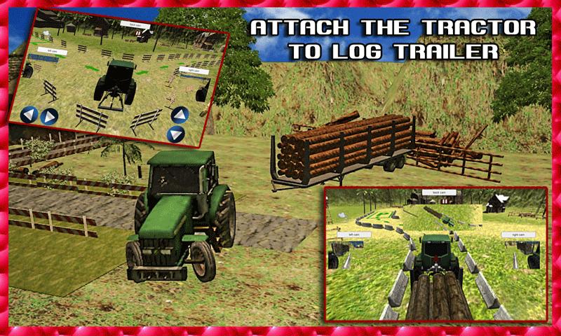 Cargo Log Truck Driver Offroad