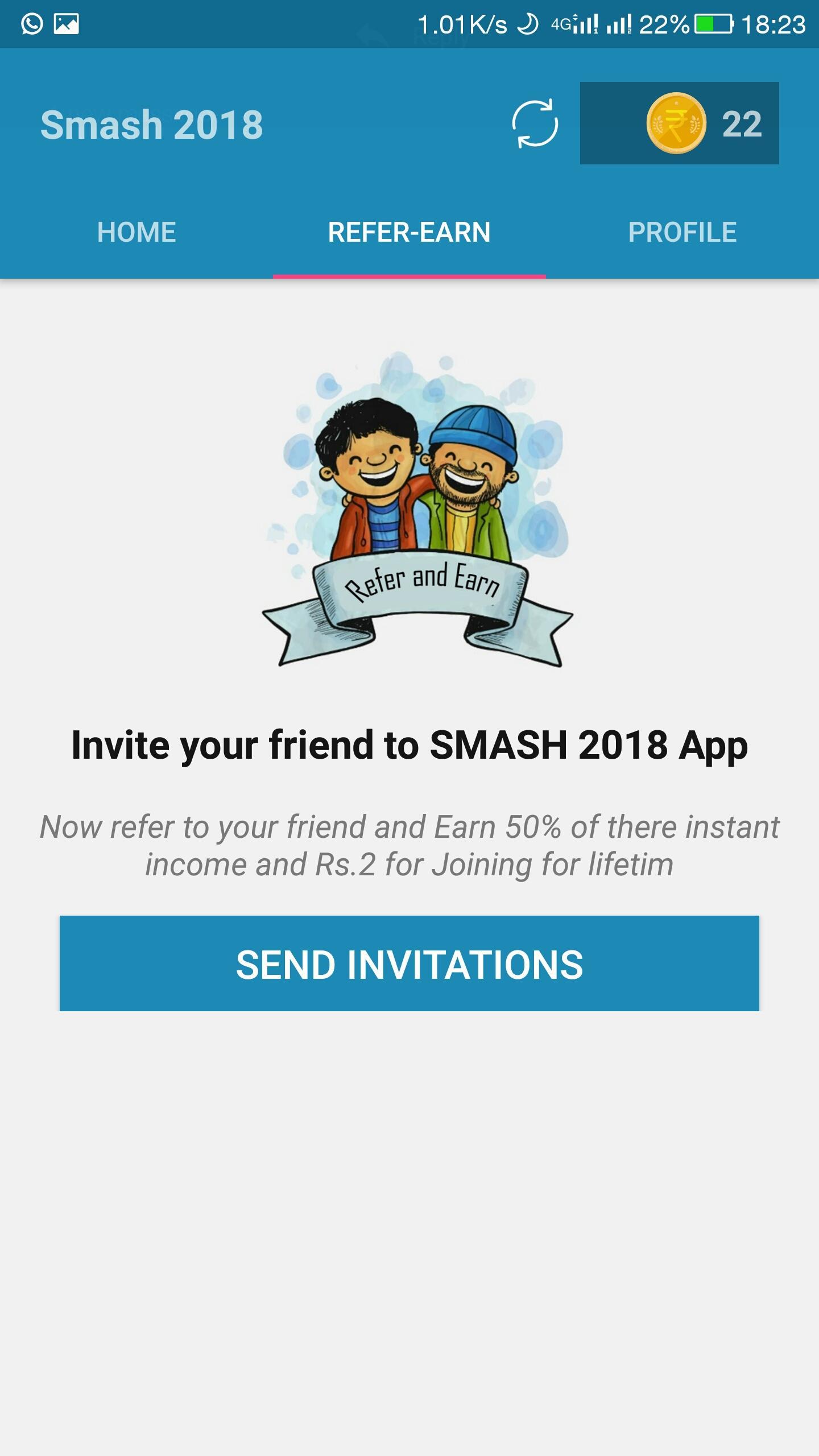 smash 2018 - earn unlimited money