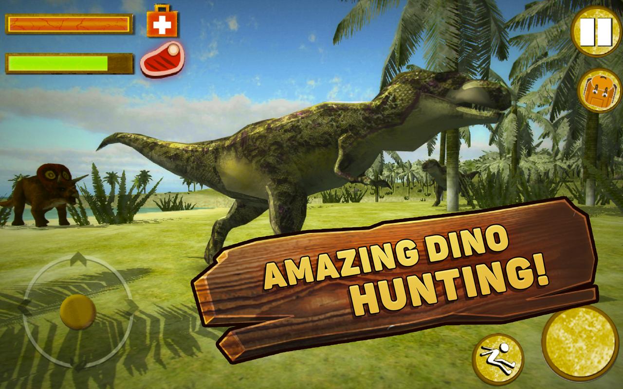 Dino Hunter Survival Simulator