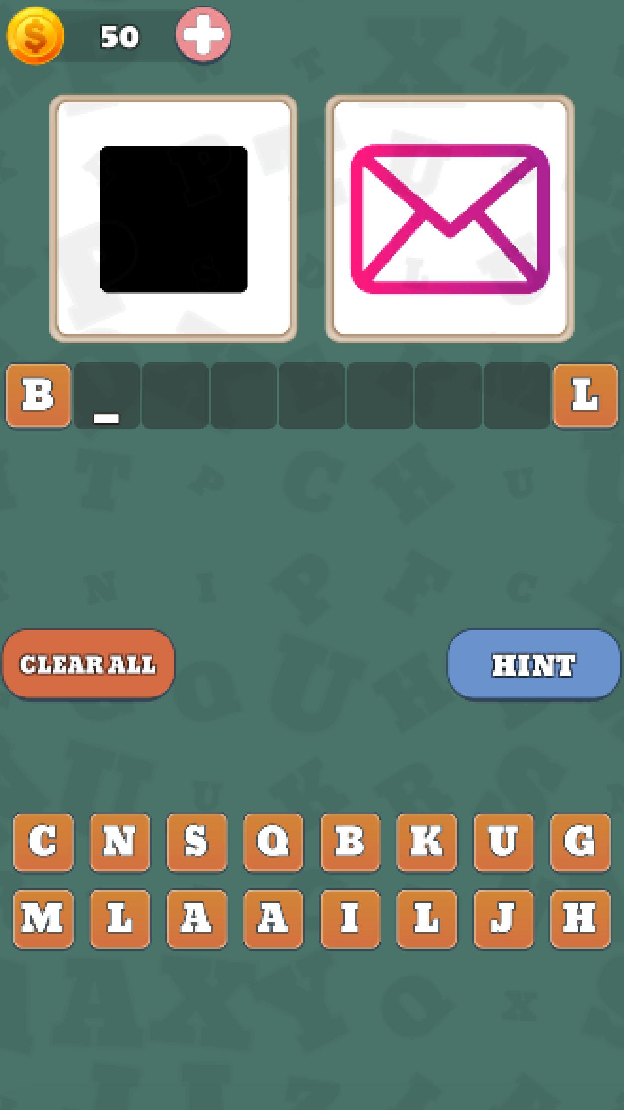 Picture puzzle - word game
