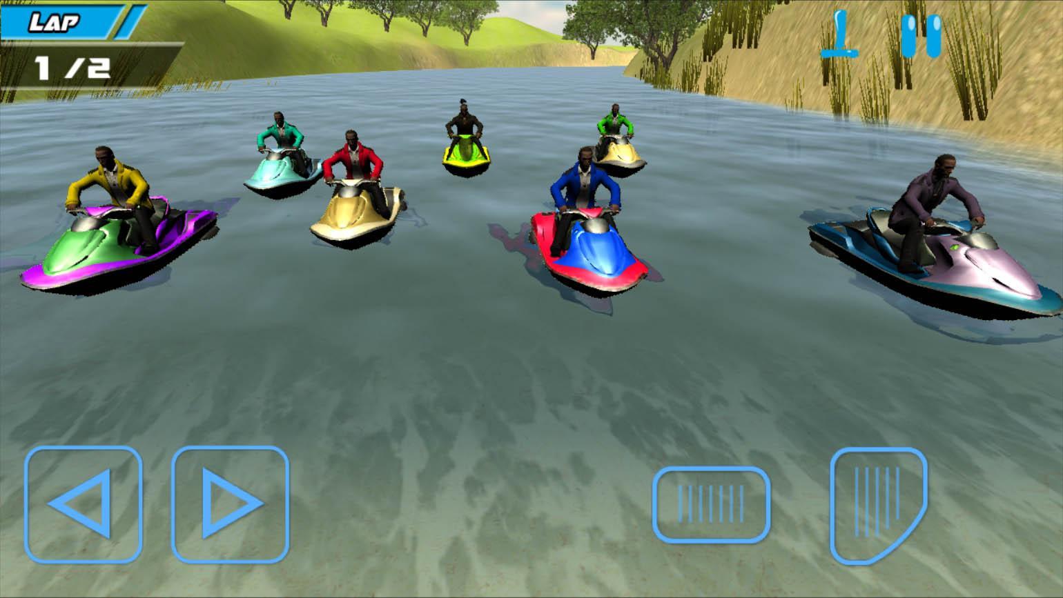 Speed boat Ski jet racing 2016