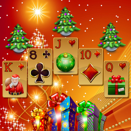 Xmas TriPeaks, card solitaire