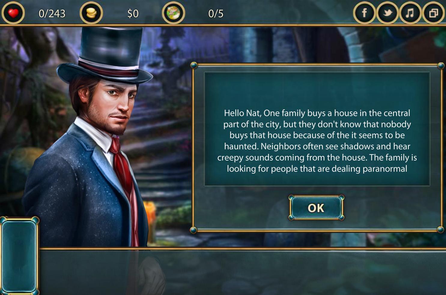 Hidden object. Mysterious day