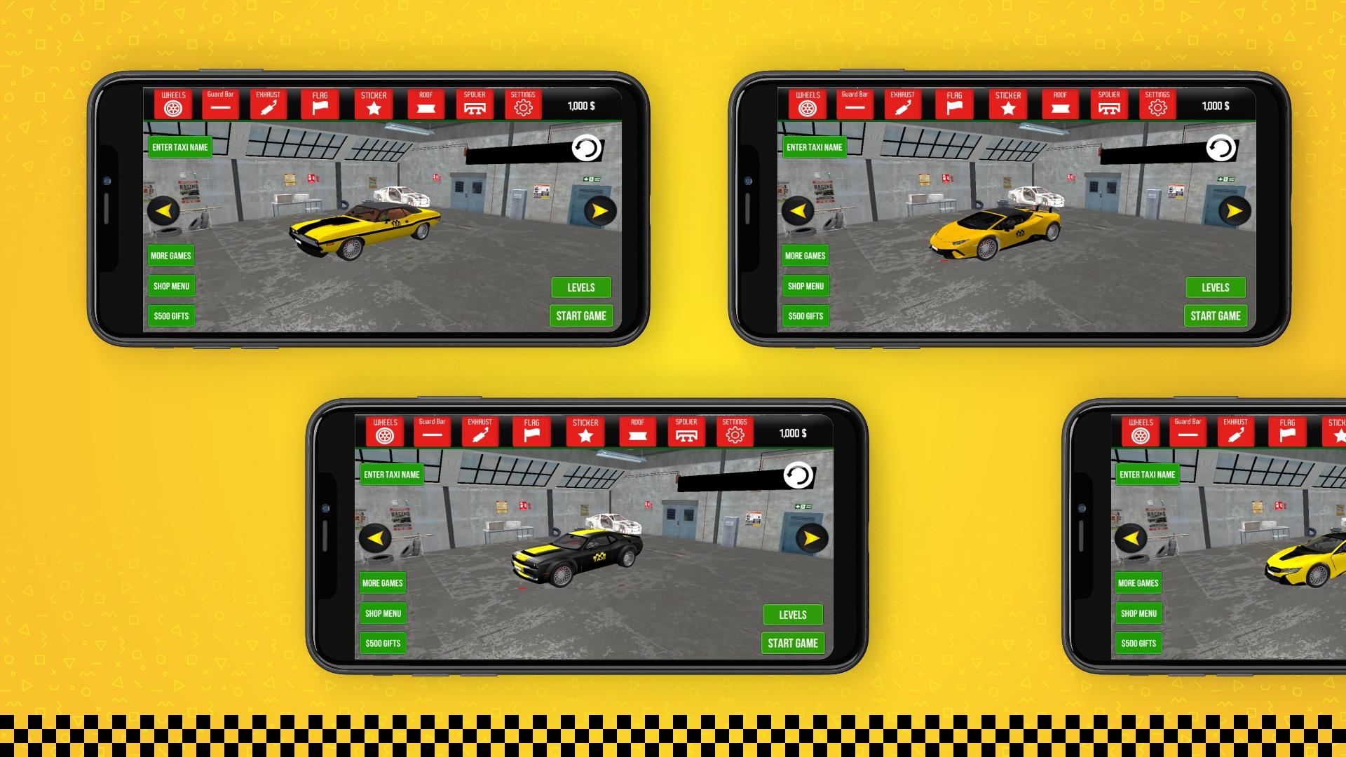 Taxi Simulator Car Drive Game