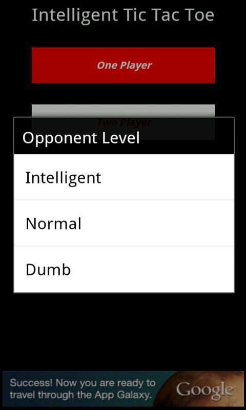 Intelligent Tic Tac Toe