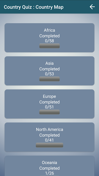 Country Quiz: Country Map